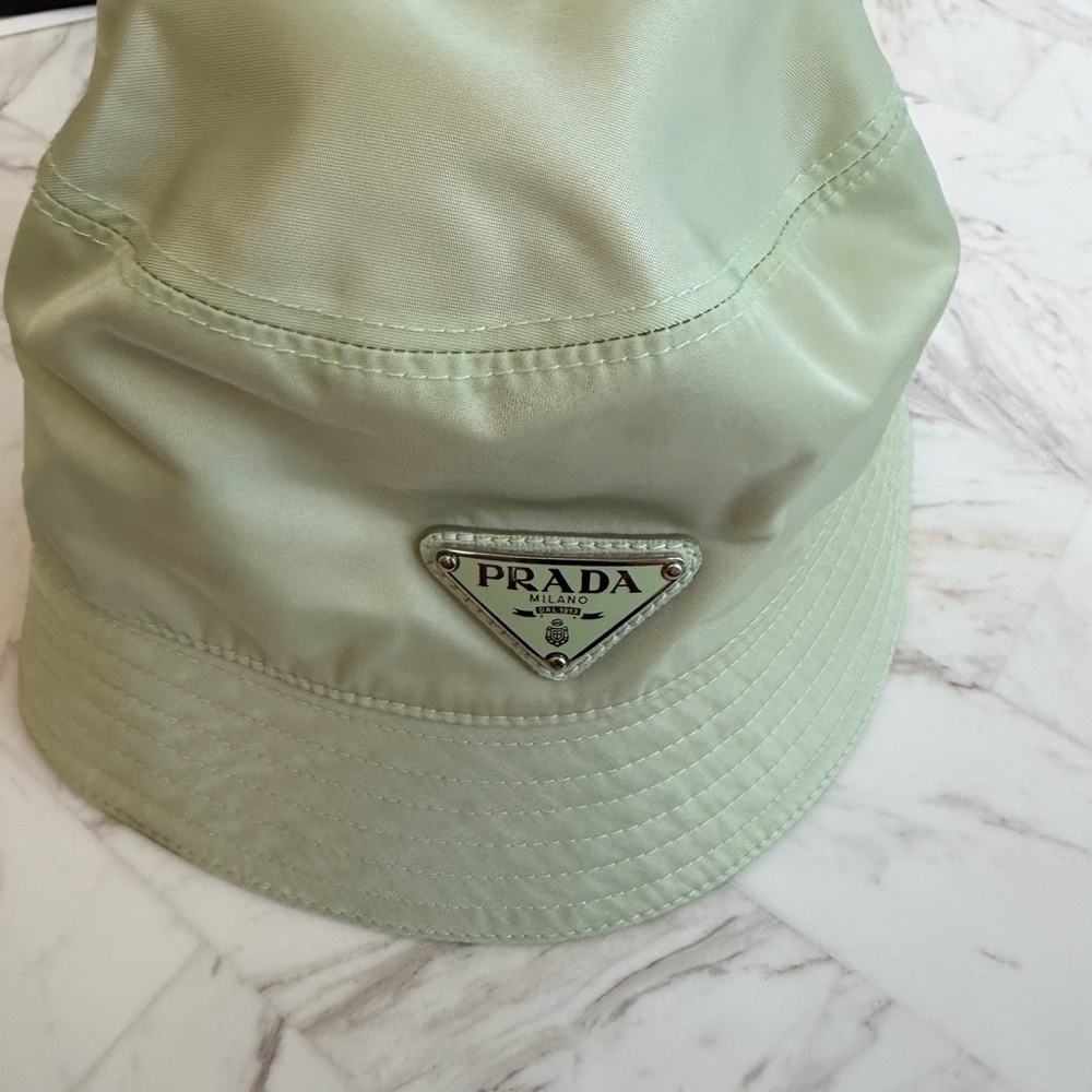 Prada Mint Green Bucket Hat